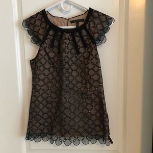 BCBG cap-sleeve top